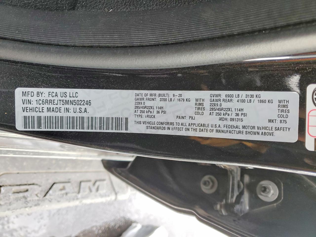 2021 RAM 1500 LARAMIE photo 25