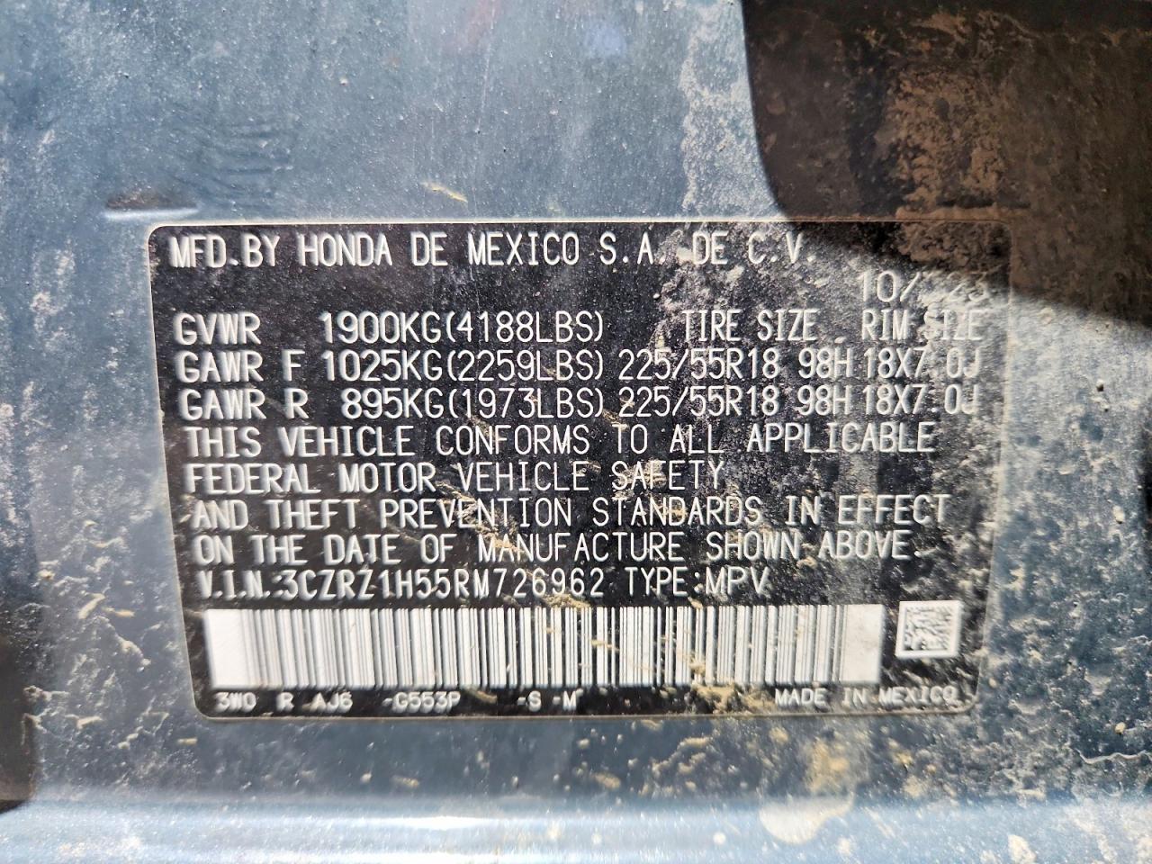 2024 HONDA HR-V SPORT photo 25