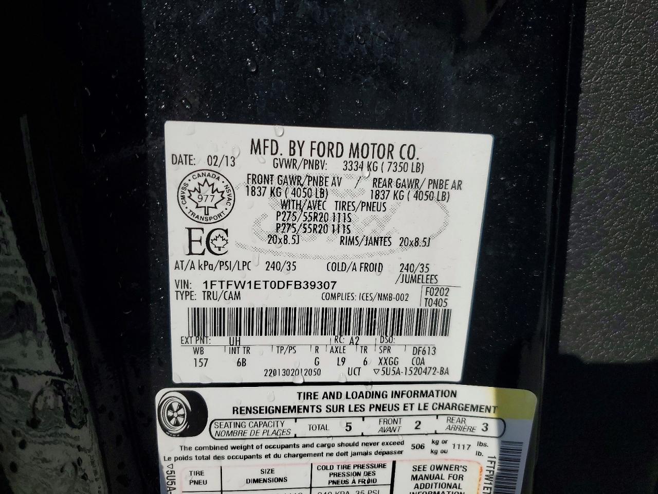 2013 FORD F150 SUPERCREW photo 34