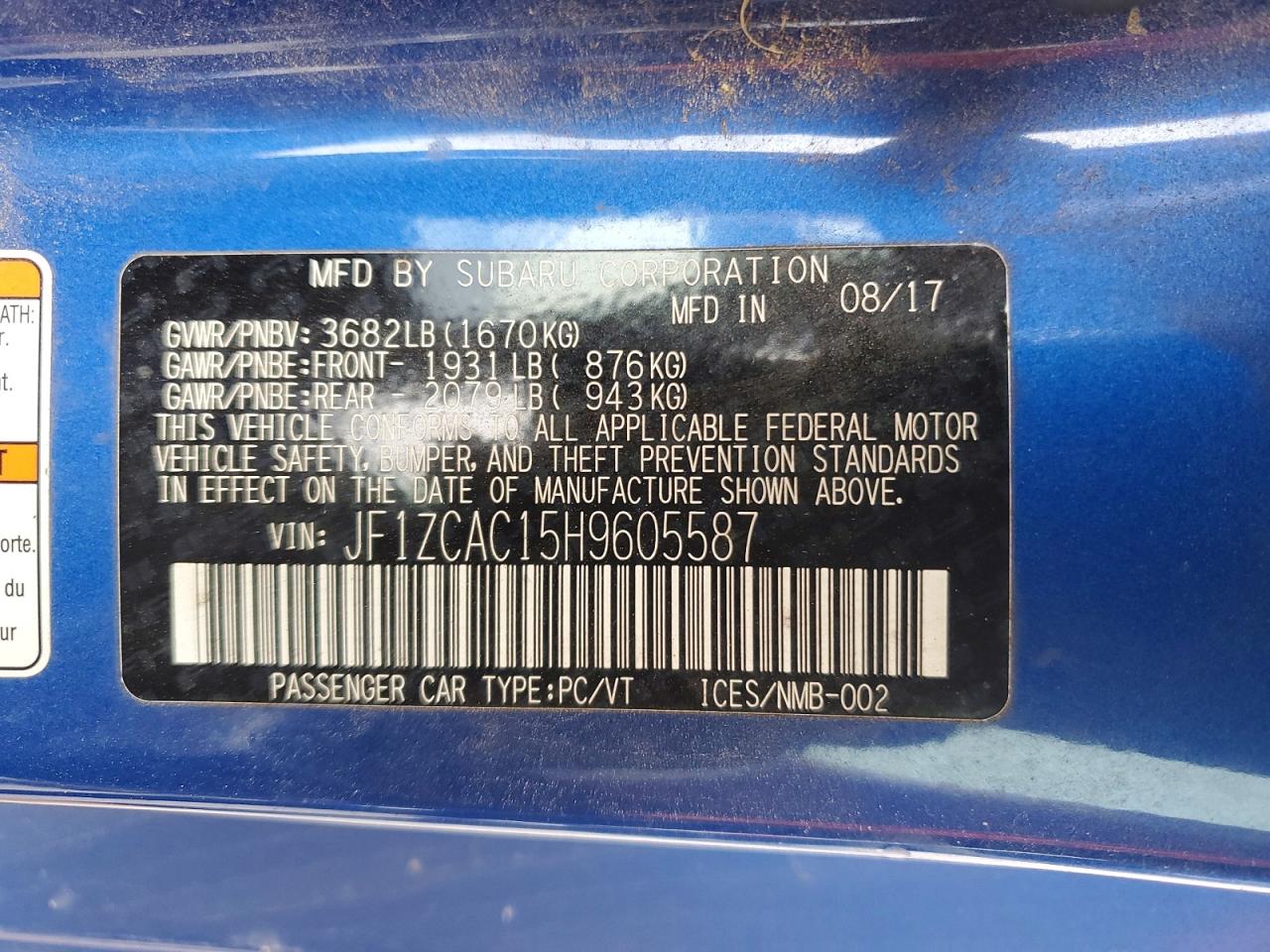 2017 SUBARU BRZ 2.0 LIMITED photo 37