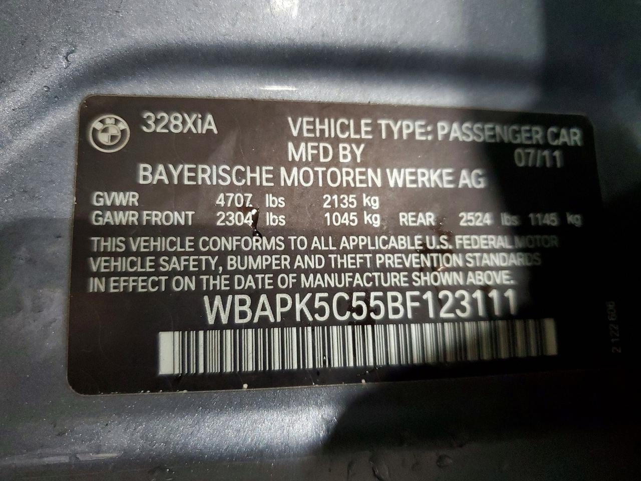 2011 BMW 328 XI SULEV photo 23