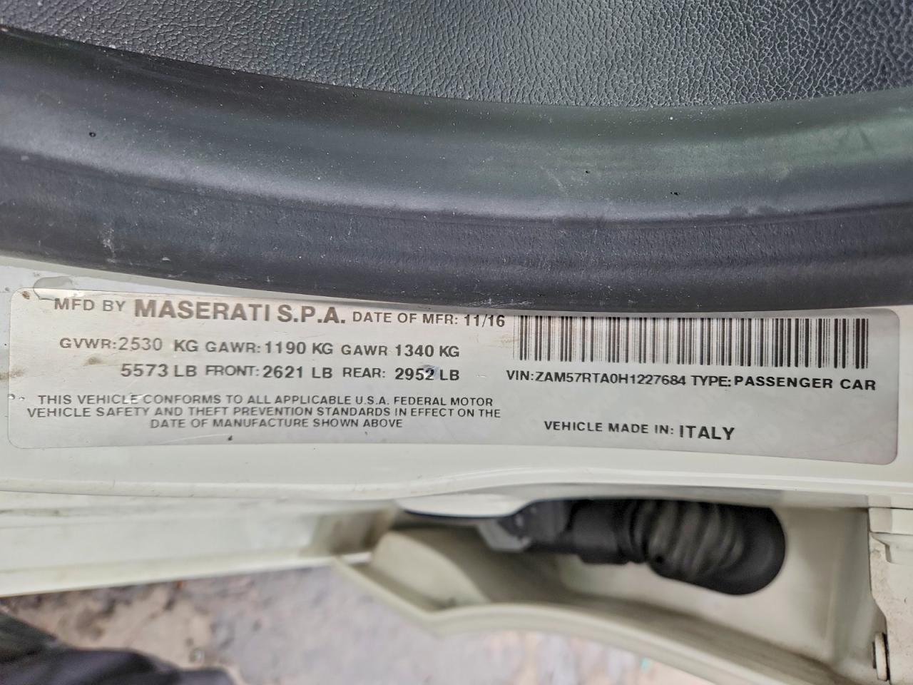 2017 MASERATI GHIBLI S photo 23
