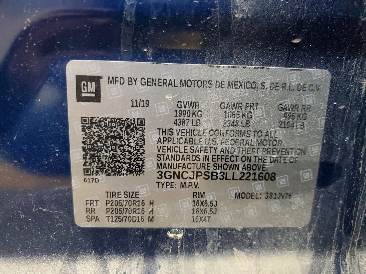 2020 CHEVROLET TRAX 1LT photo 23