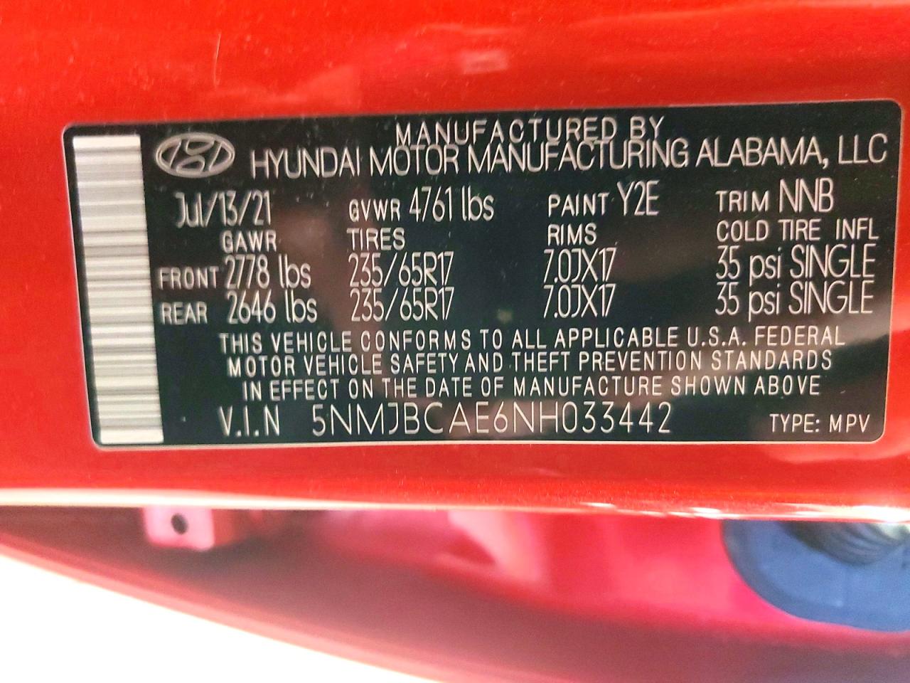 2022 HYUNDAI TUCSON SEL photo 25