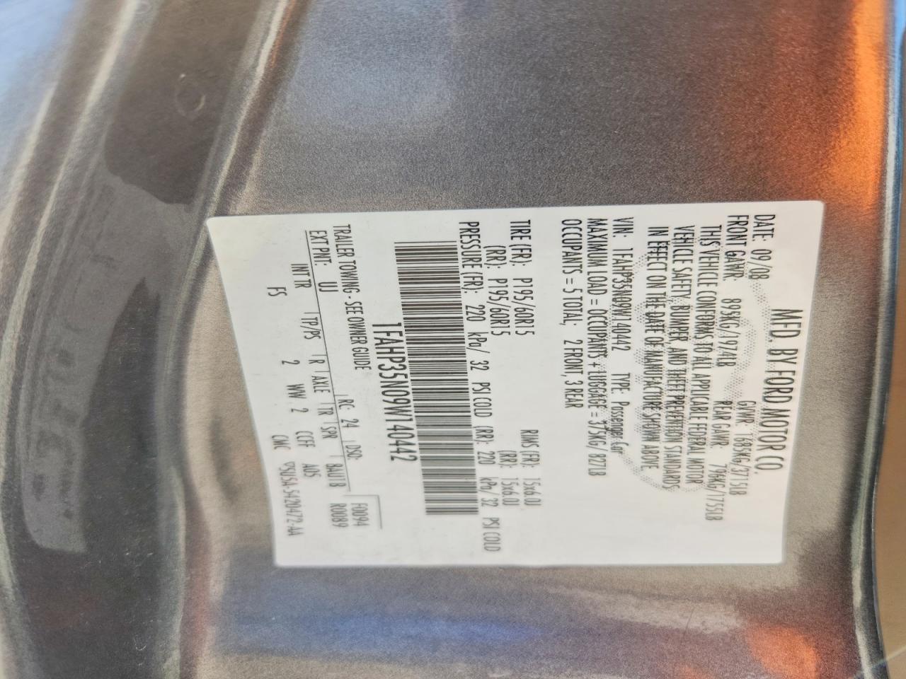 2009 FORD FOCUS SE photo 23