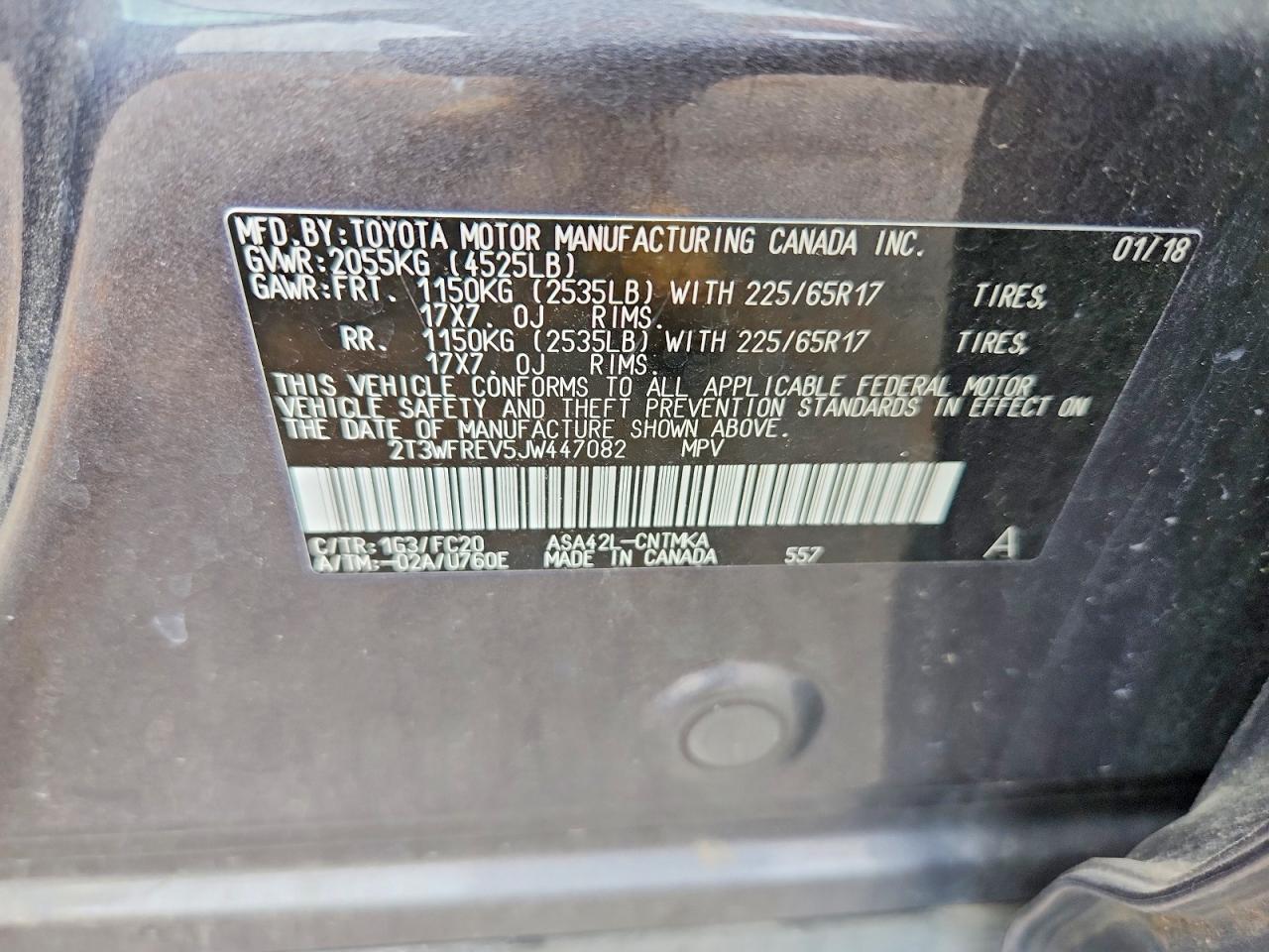 2018 TOYOTA RAV4 XLE photo 25