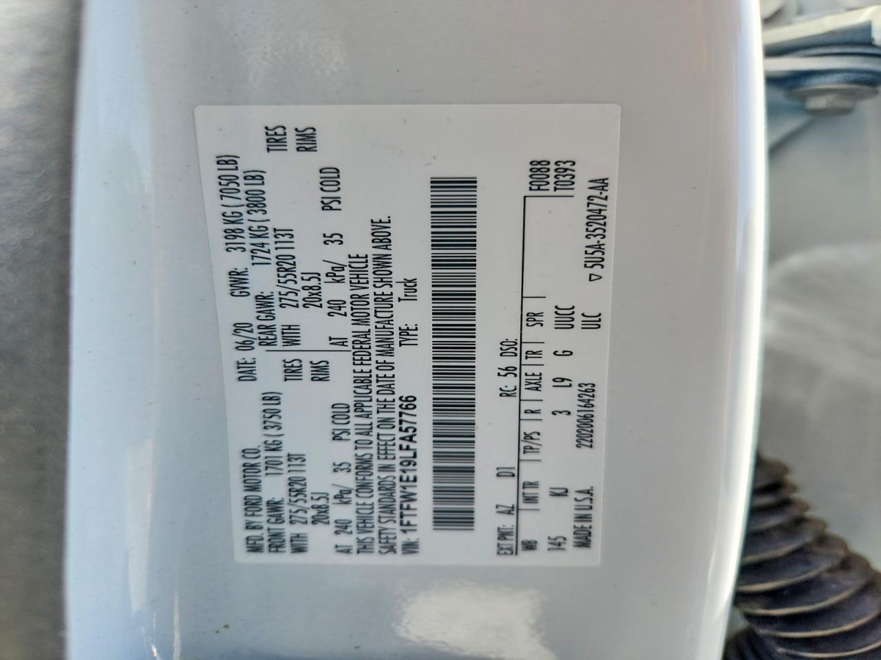 2020 FORD F150 SUPERCREW photo 23