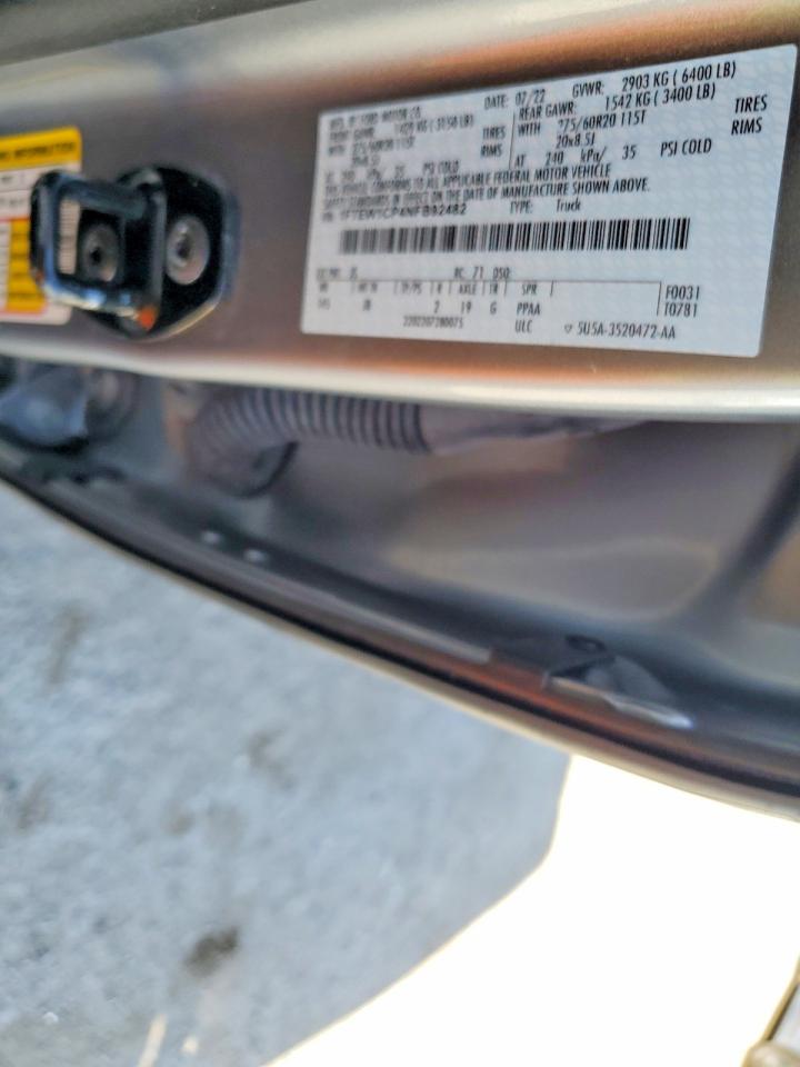 2022 FORD F150 SUPERCREW photo 23