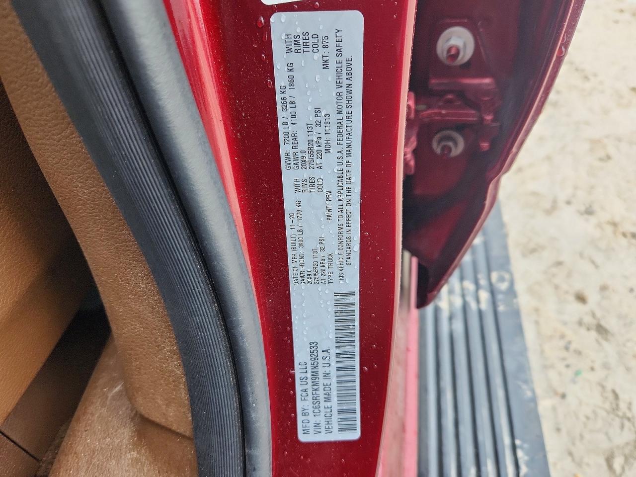 2021 RAM 1500 LONGHORN photo 25
