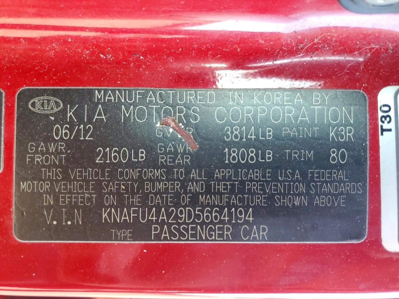 2013 KIA FORTE EX photo 23