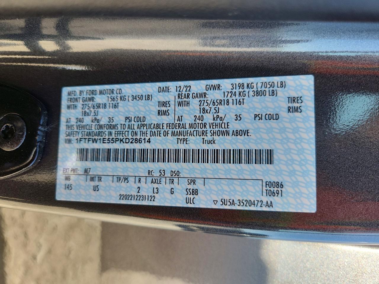 2023 FORD F150 SUPERCREW photo 25