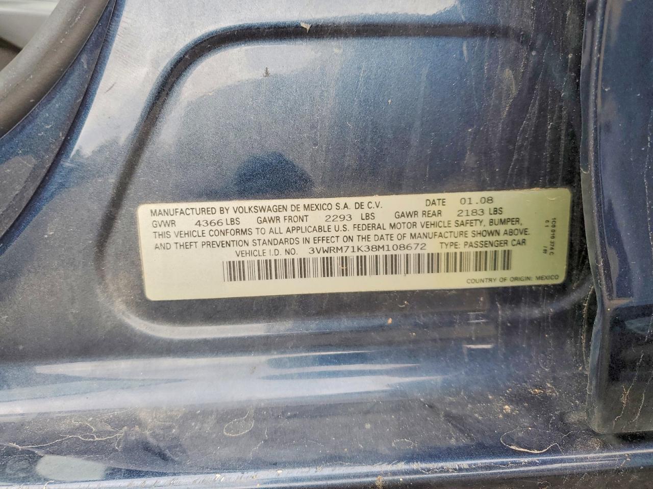 2008 VOLKSWAGEN JETTA SE photo 34