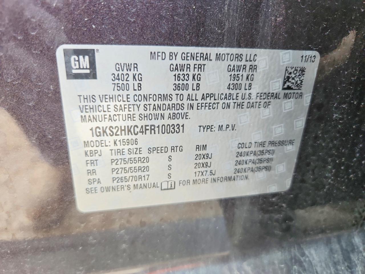 2015 GMC YUKON XL K1500 SLT photo 37