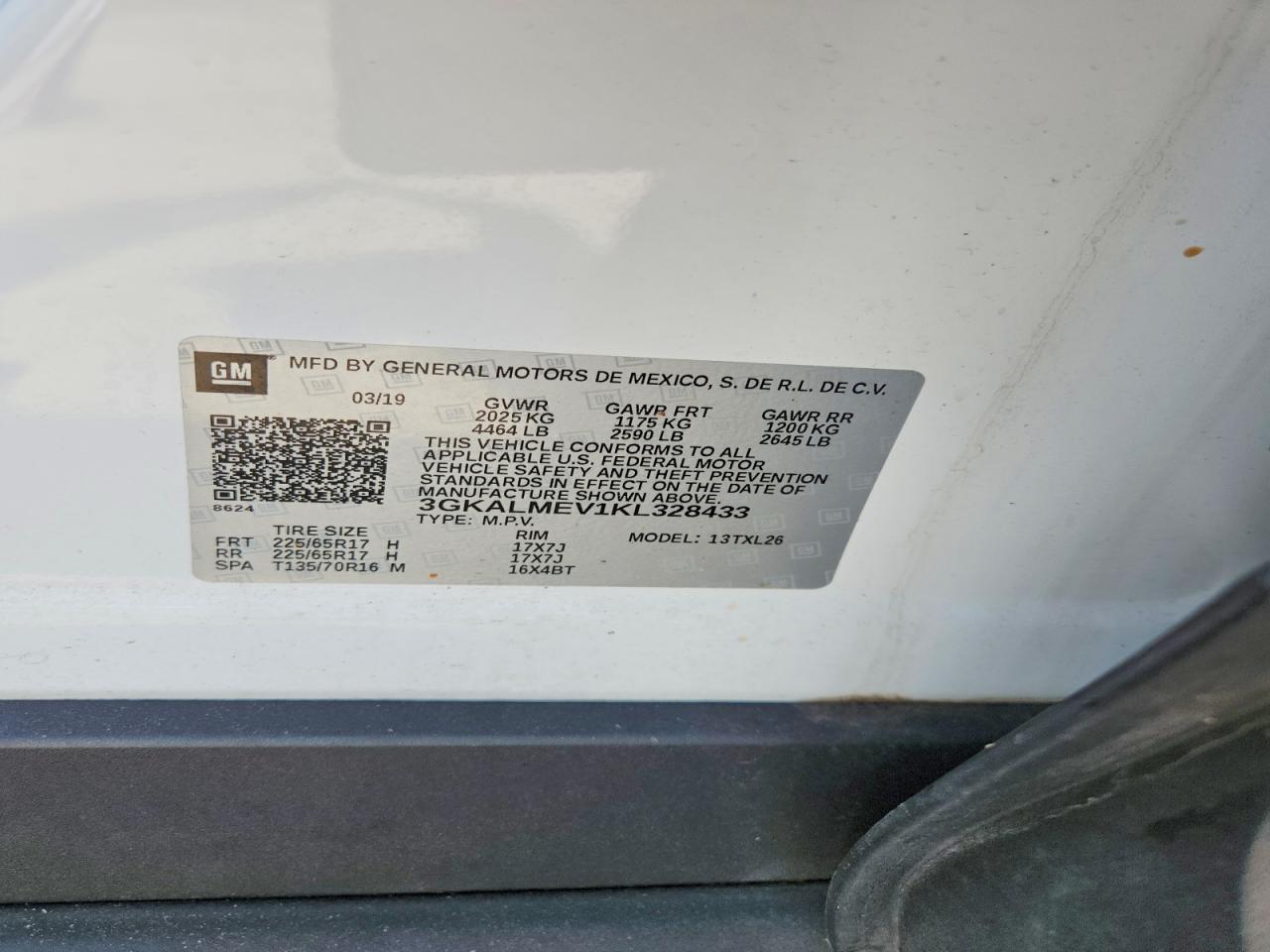 2019 GMC TERRAIN SLE photo 25