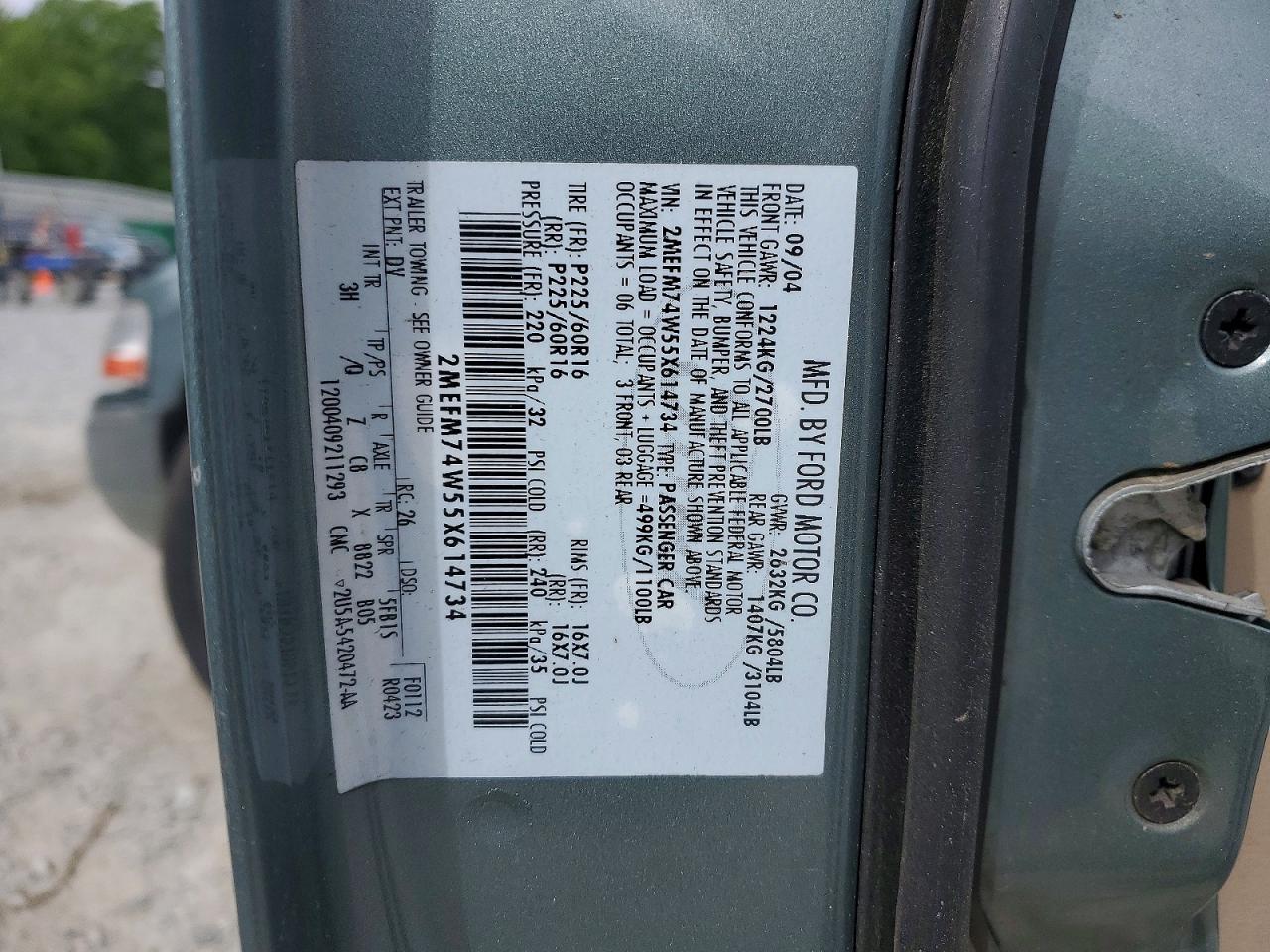2005 MERCURY GRAND MARQUIS GS photo 12