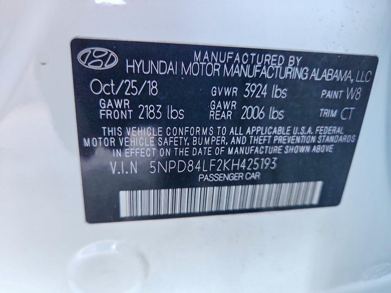 2019 HYUNDAI ELANTRA SEL photo 34