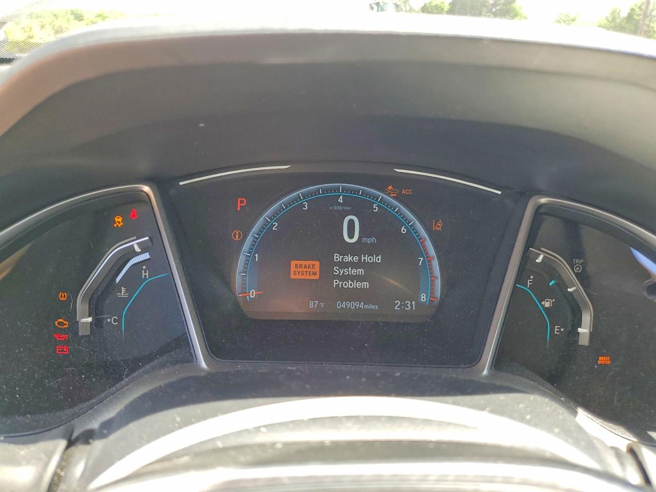 2020 HONDA CIVIC EX photo 9