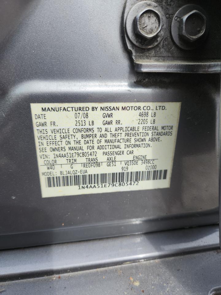 2009 NISSAN MAXIMA 3.5 S photo 34