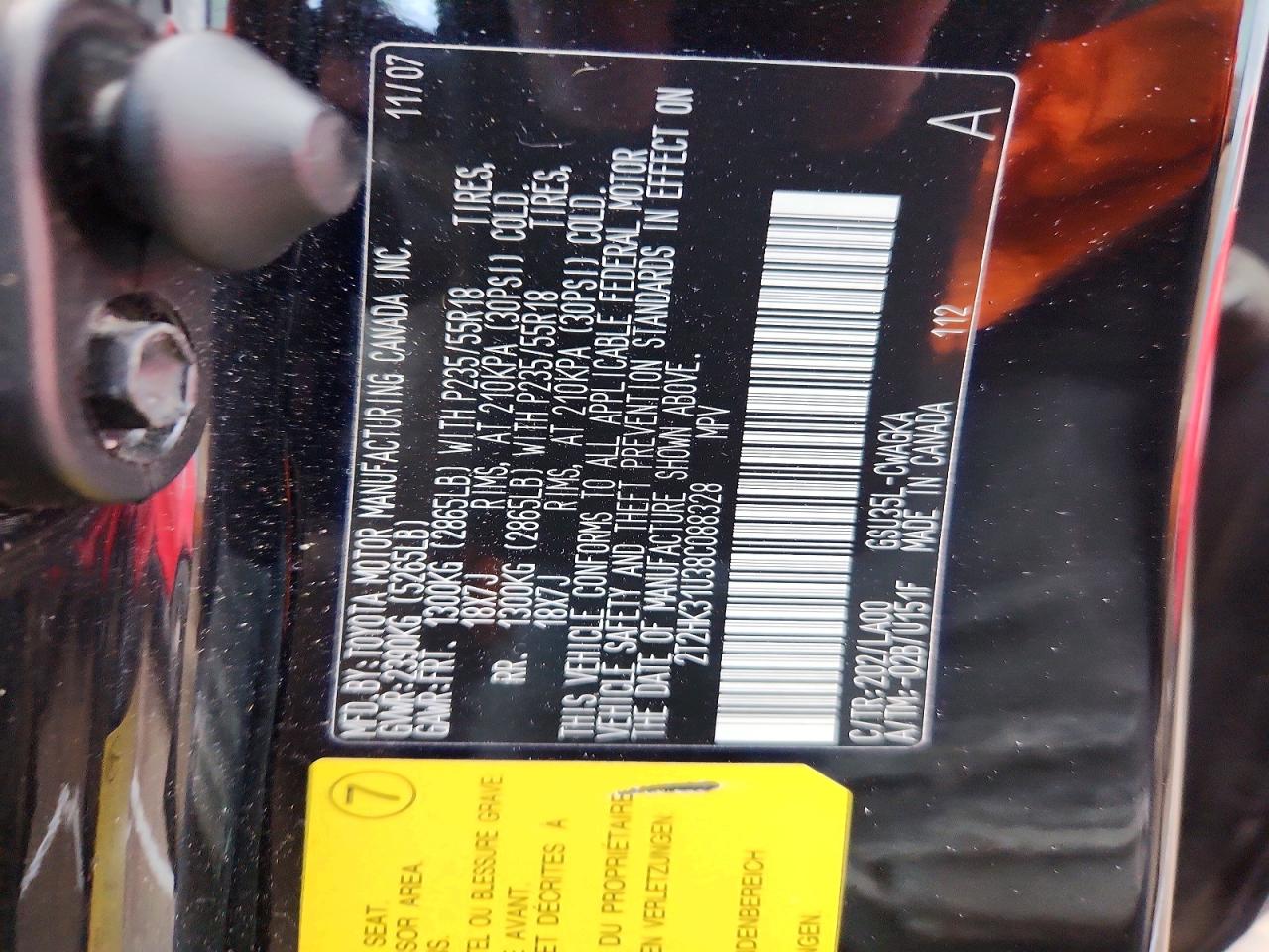 2008 LEXUS RX 350 photo 25