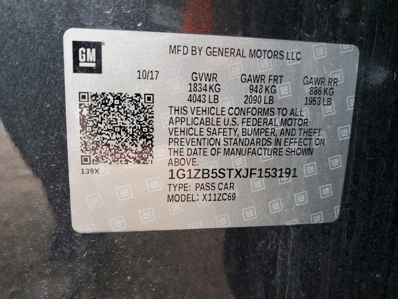 2018 CHEVROLET MALIBU LS photo 23