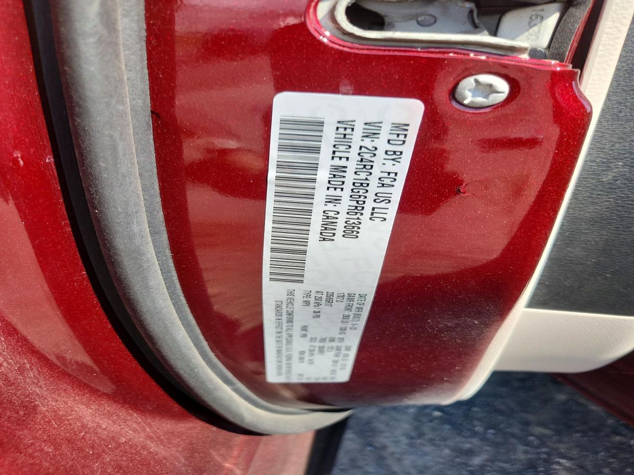 2023 CHRYSLER PACIFICA TOURING L photo 13