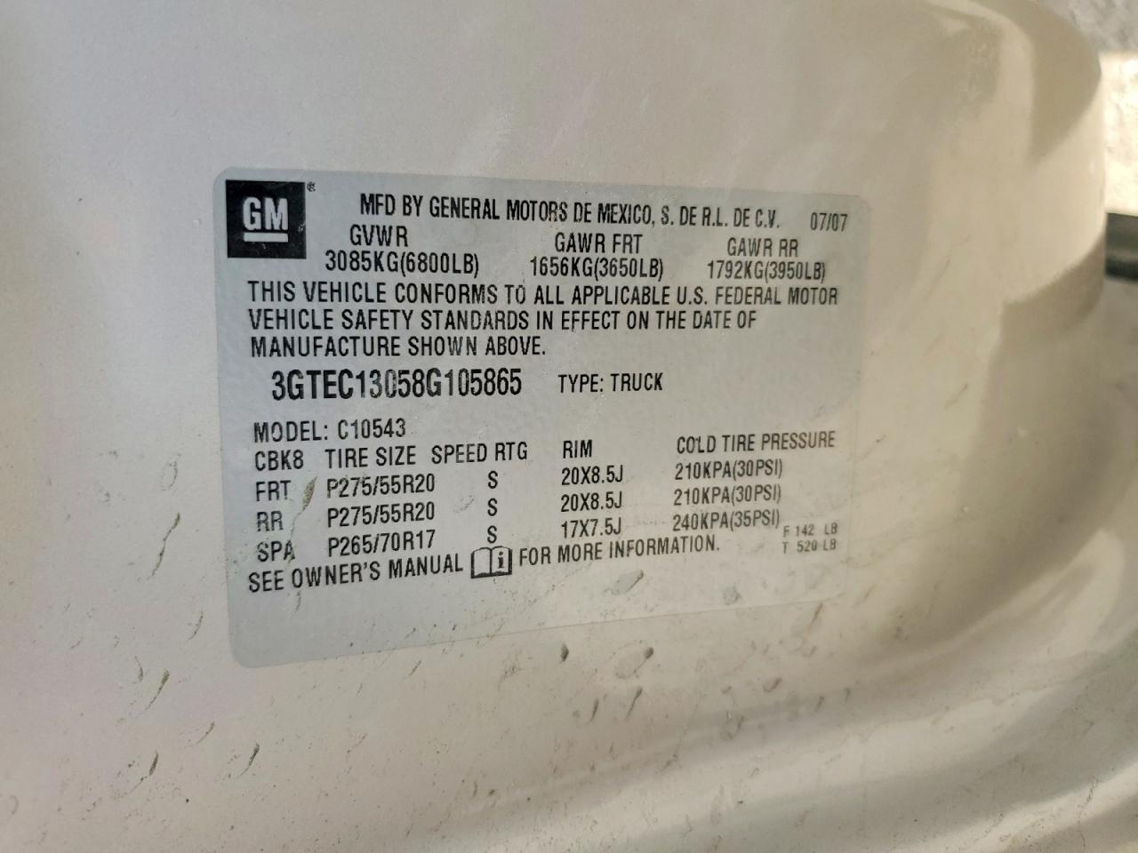 2008 GMC SIERRA C1500 photo 34