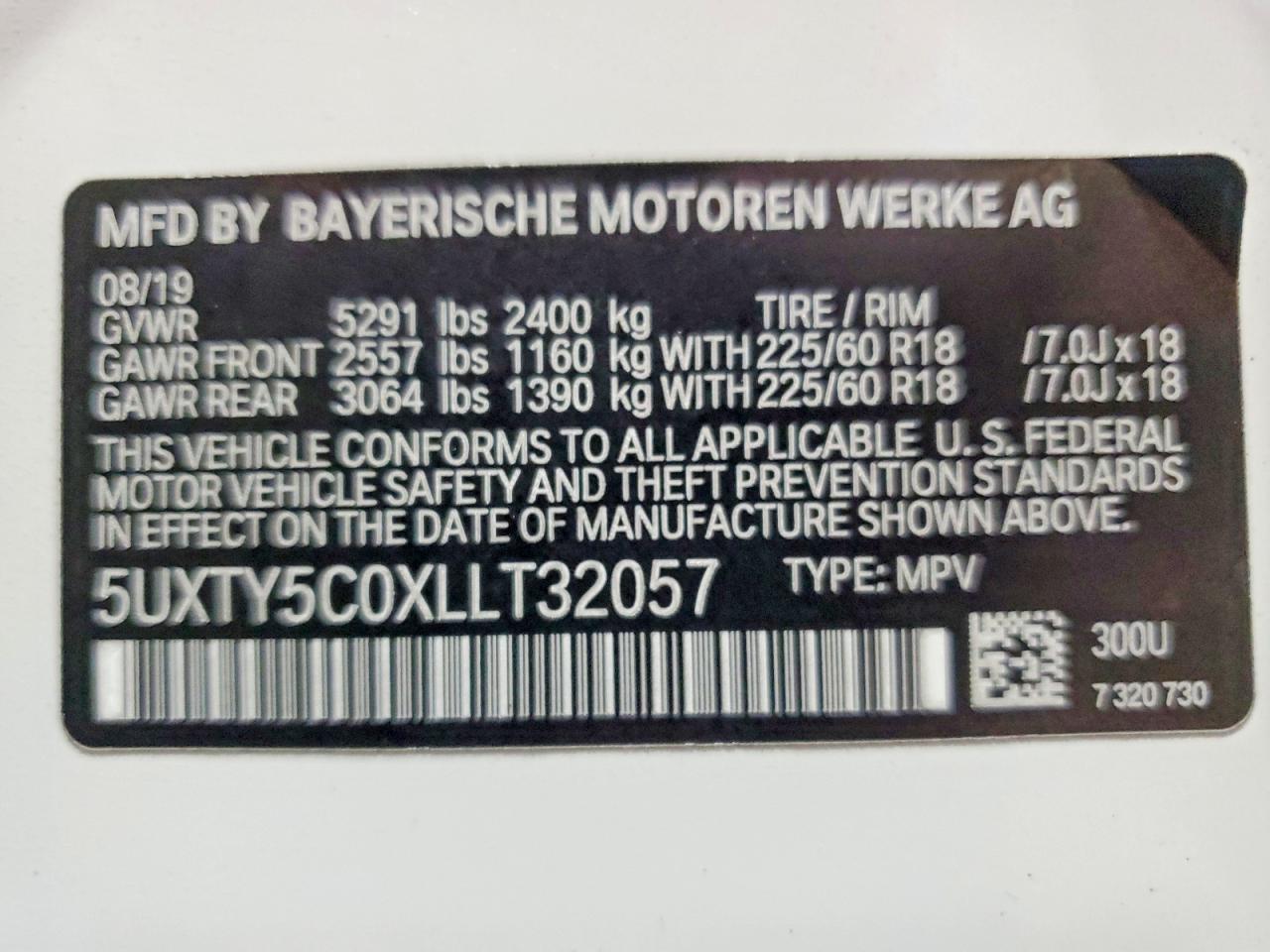 2020 BMW X3 XDRIVE30I photo 13