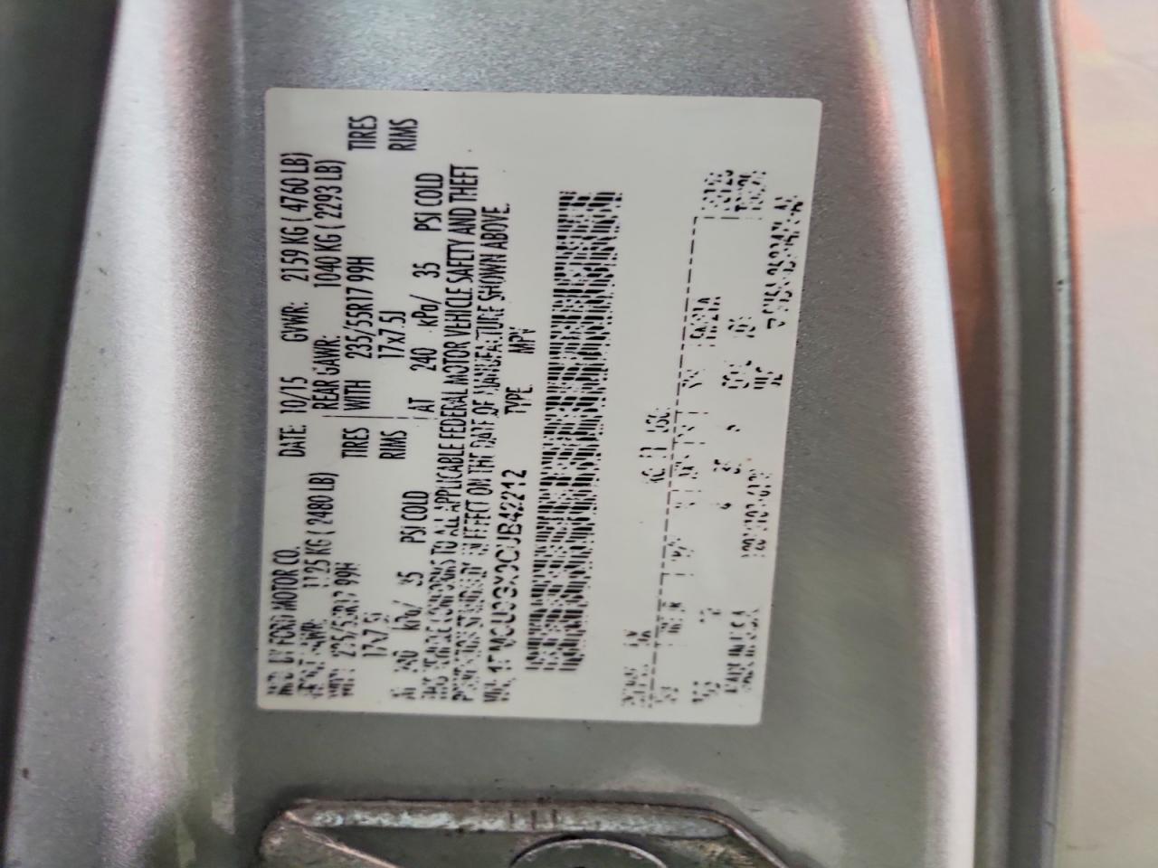 2016 FORD ESCAPE SE photo 25