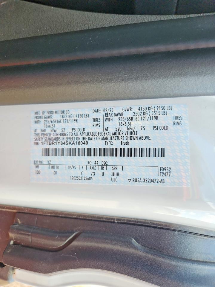2025 FORD TRANSIT T-250 photo 25