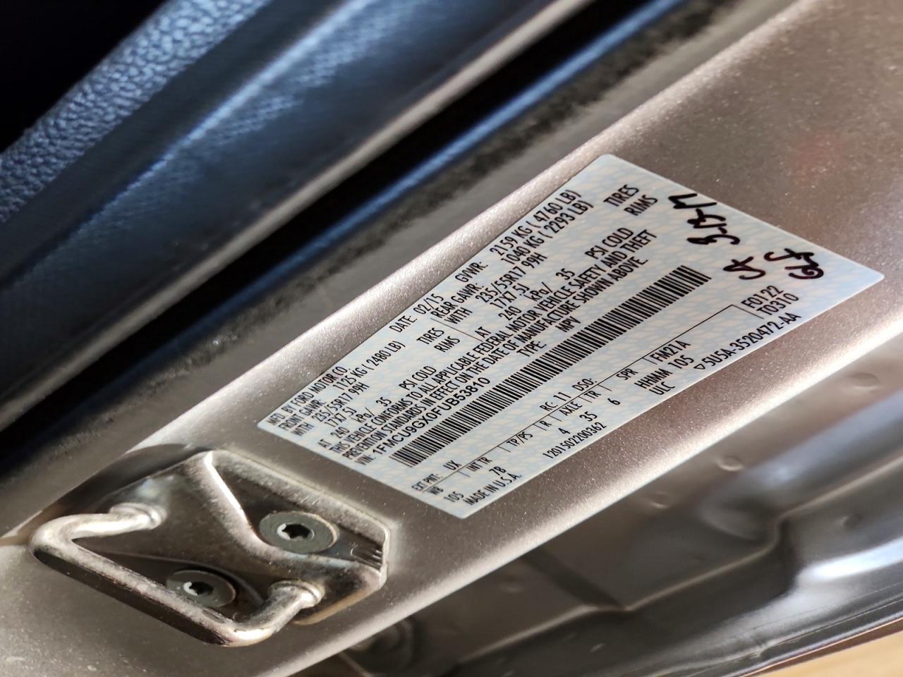 2015 FORD ESCAPE SE photo 13