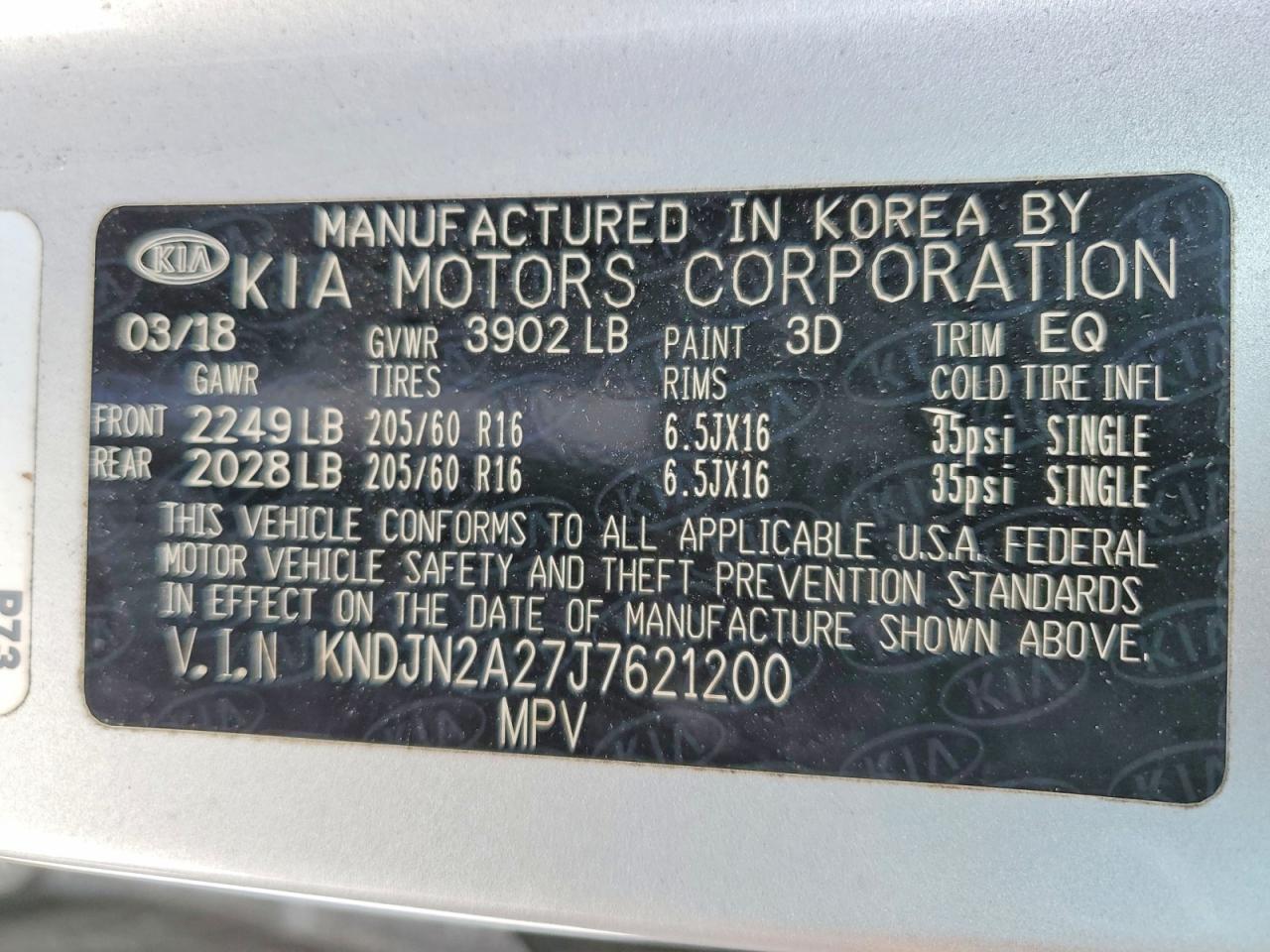 2018 KIA SOUL BASE photo 25