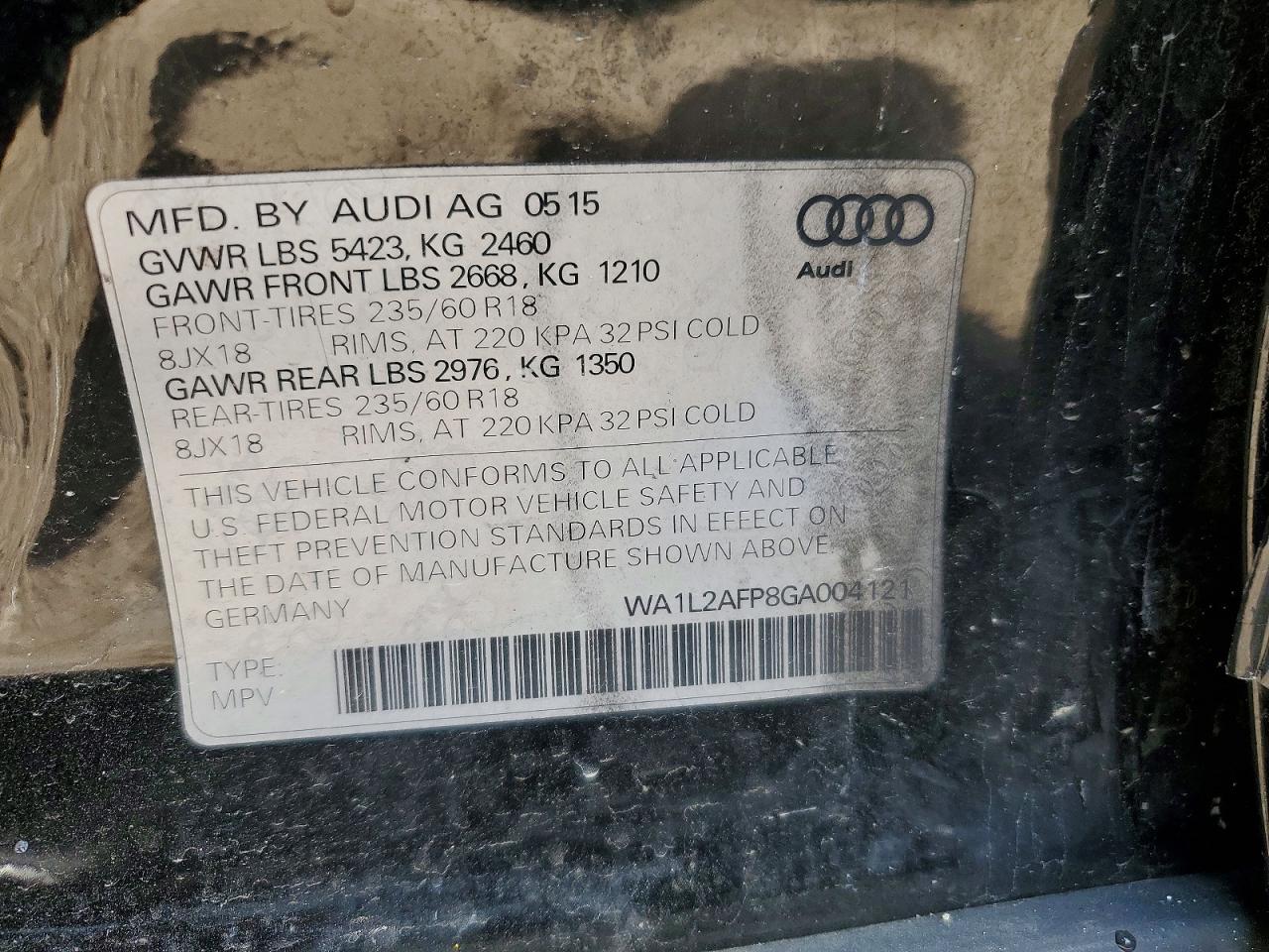 2016 AUDI Q5 PREMIUM PLUS photo 34