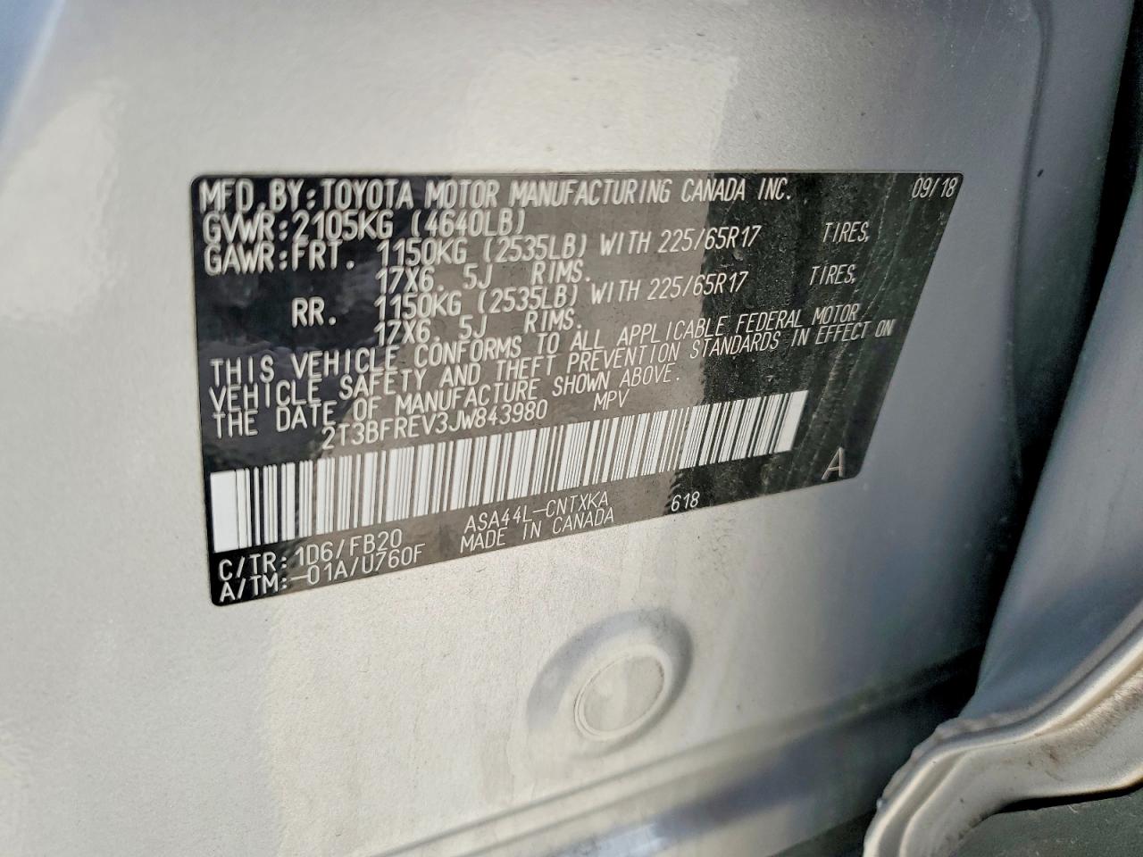 2018 TOYOTA RAV4 LE photo 23
