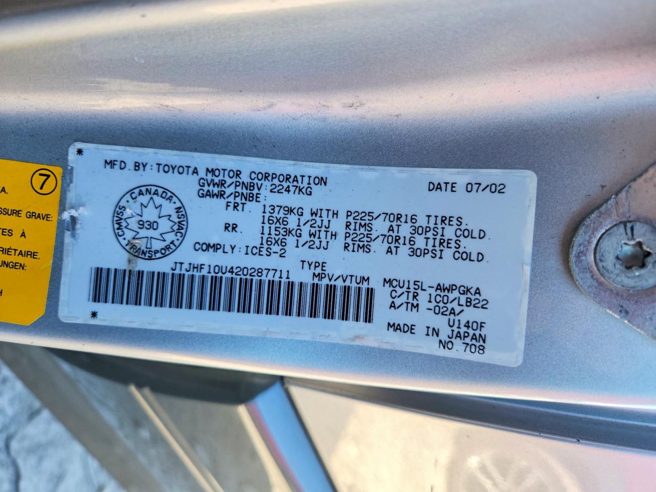2002 LEXUS RX 300 photo 37