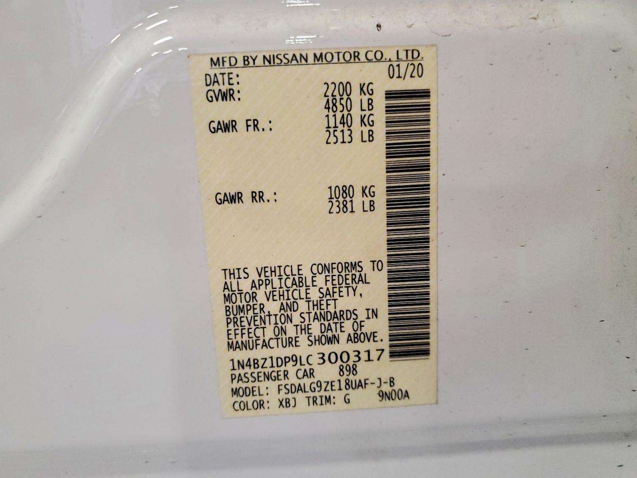 2020 NISSAN LEAF SL PLUS photo 25