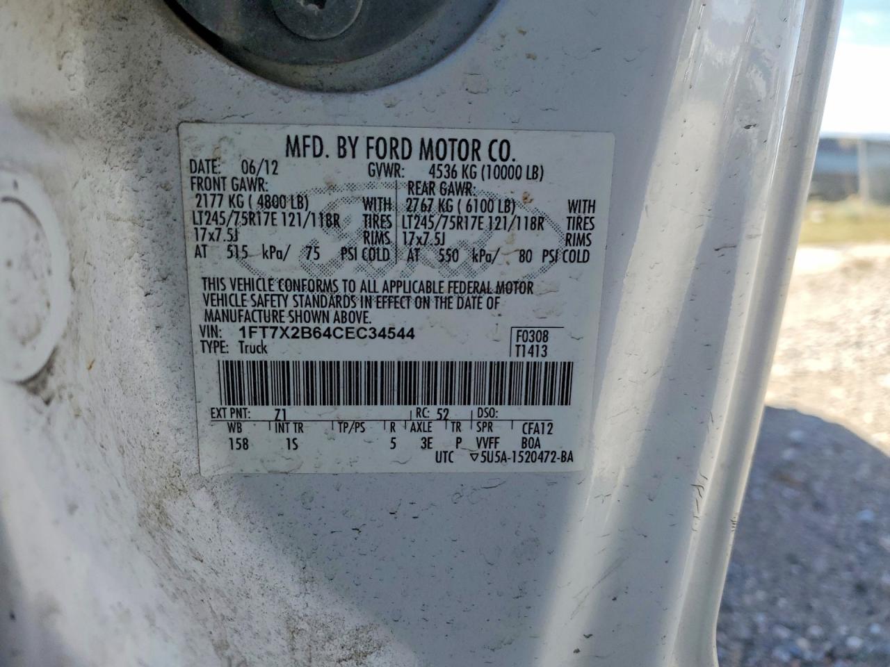 2012 FORD F250 SUPER DUTY photo 27