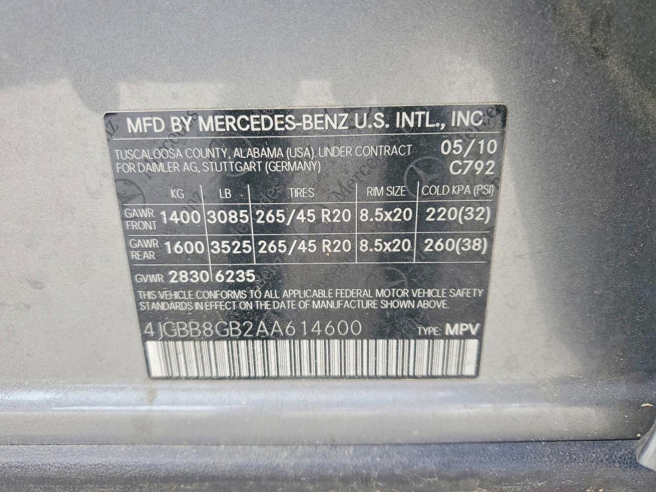 2010 MERCEDES-BENZ ML 350 4MATIC photo 25