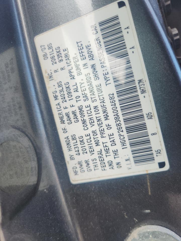 2008 HONDA ACCORD EXL photo 34