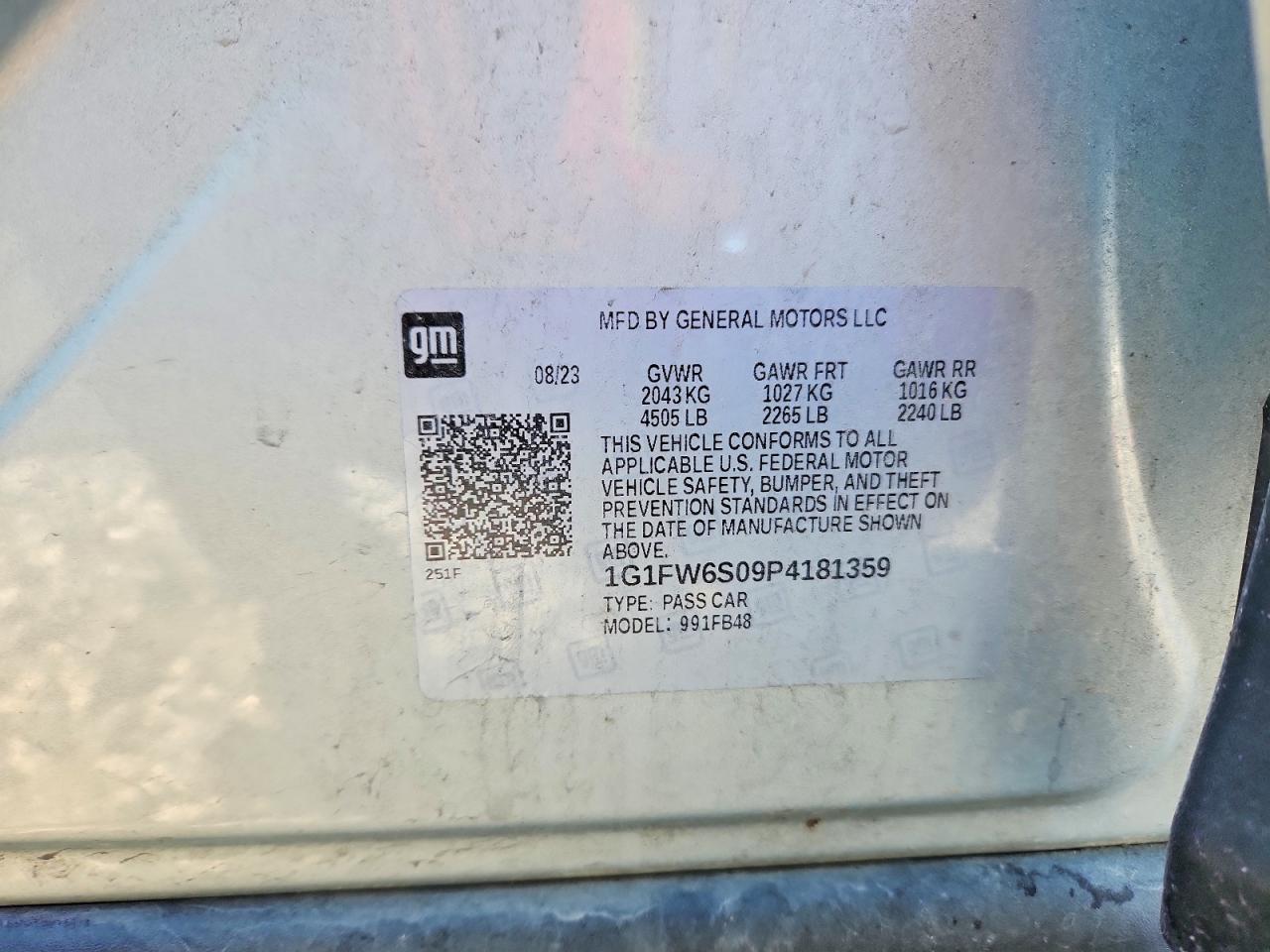2023 CHEVROLET BOLT EV 1LT photo 23