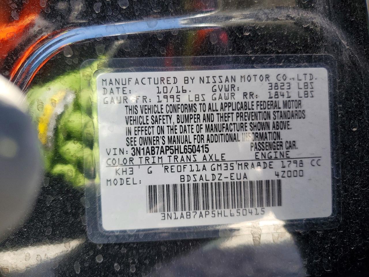 2017 NISSAN SENTRA SV photo 37