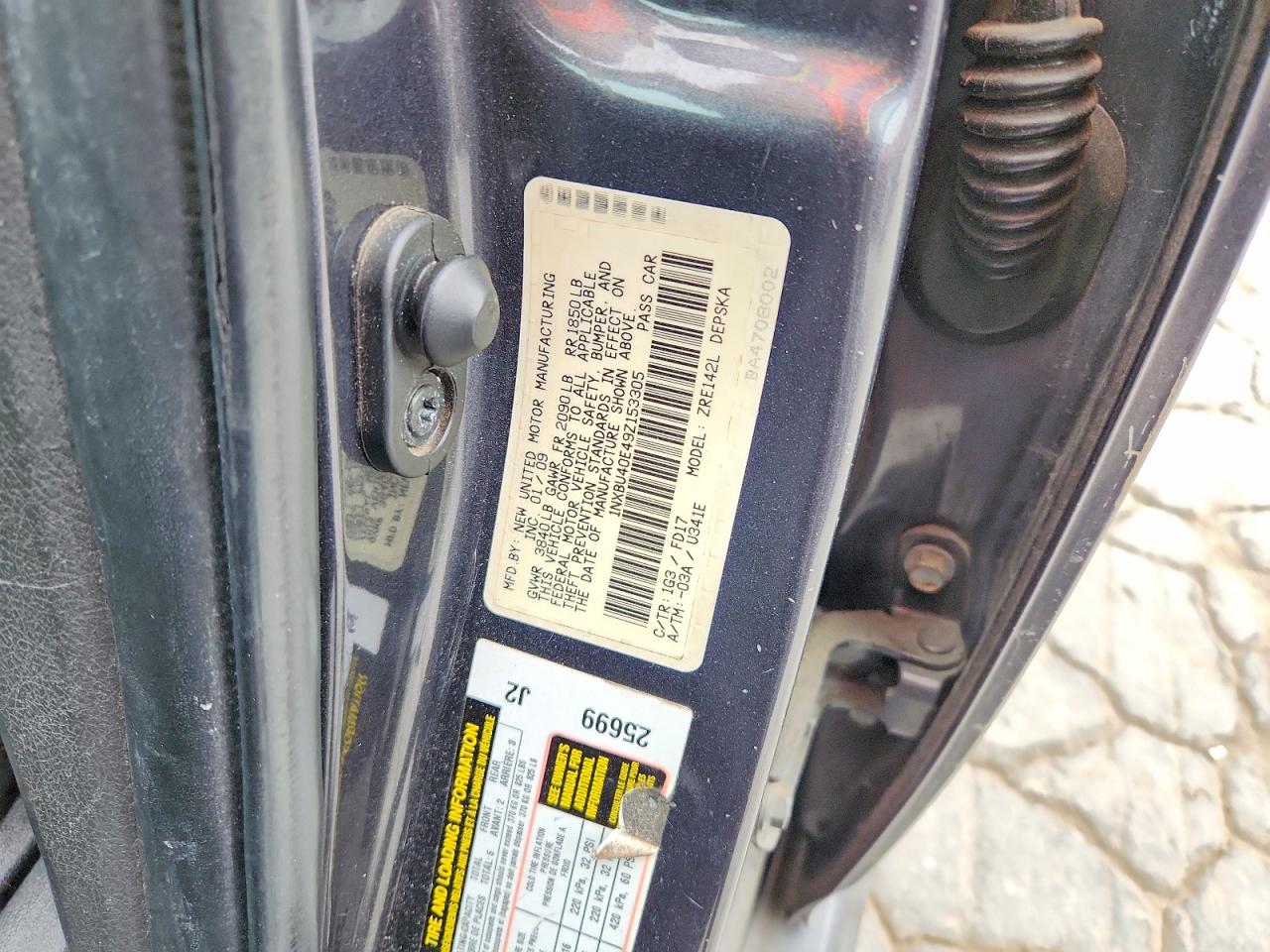 2009 TOYOTA COROLLA S photo 34