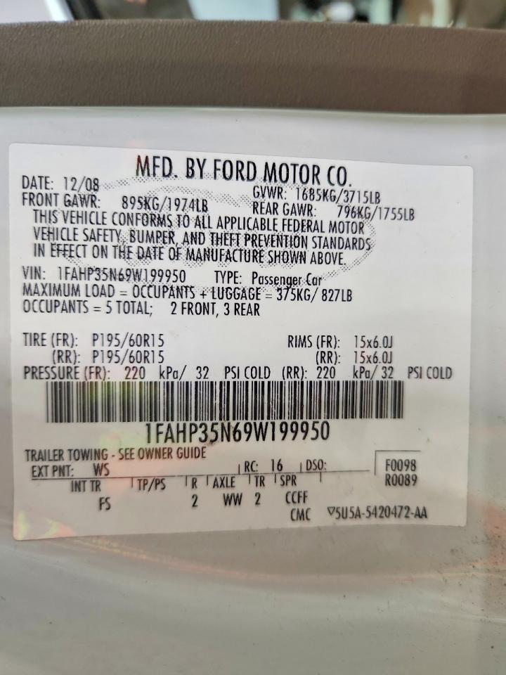 2009 FORD FOCUS SE photo 34
