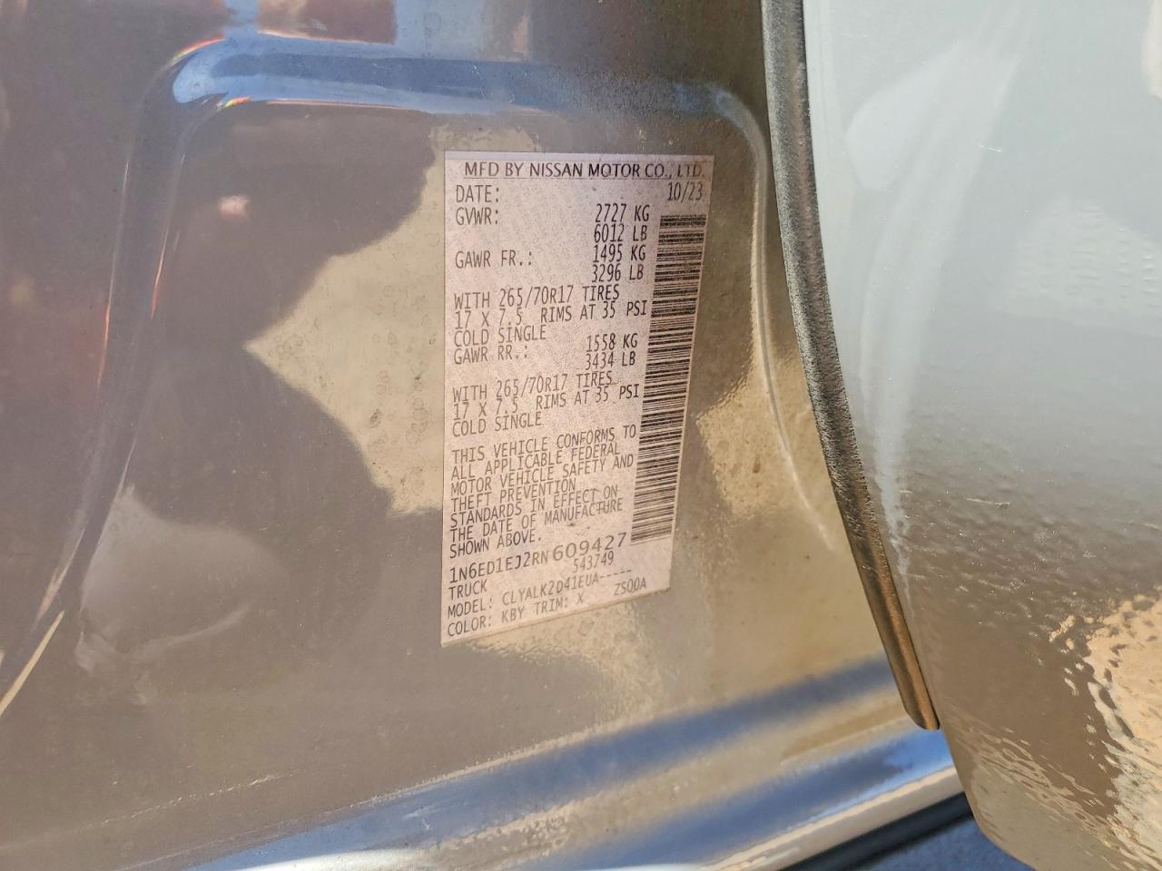 2024 NISSAN FRONTIER PRO-X photo 25