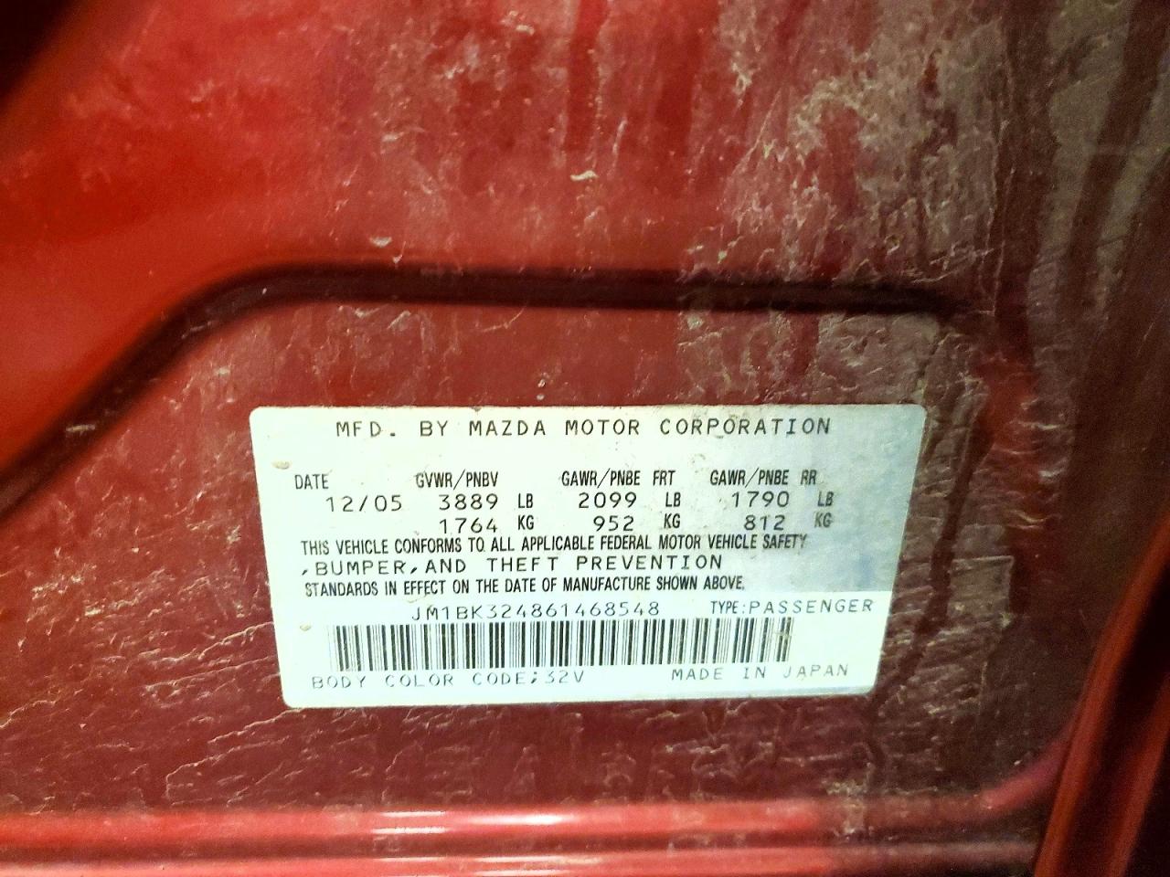 2006 MAZDA 3 S photo 34