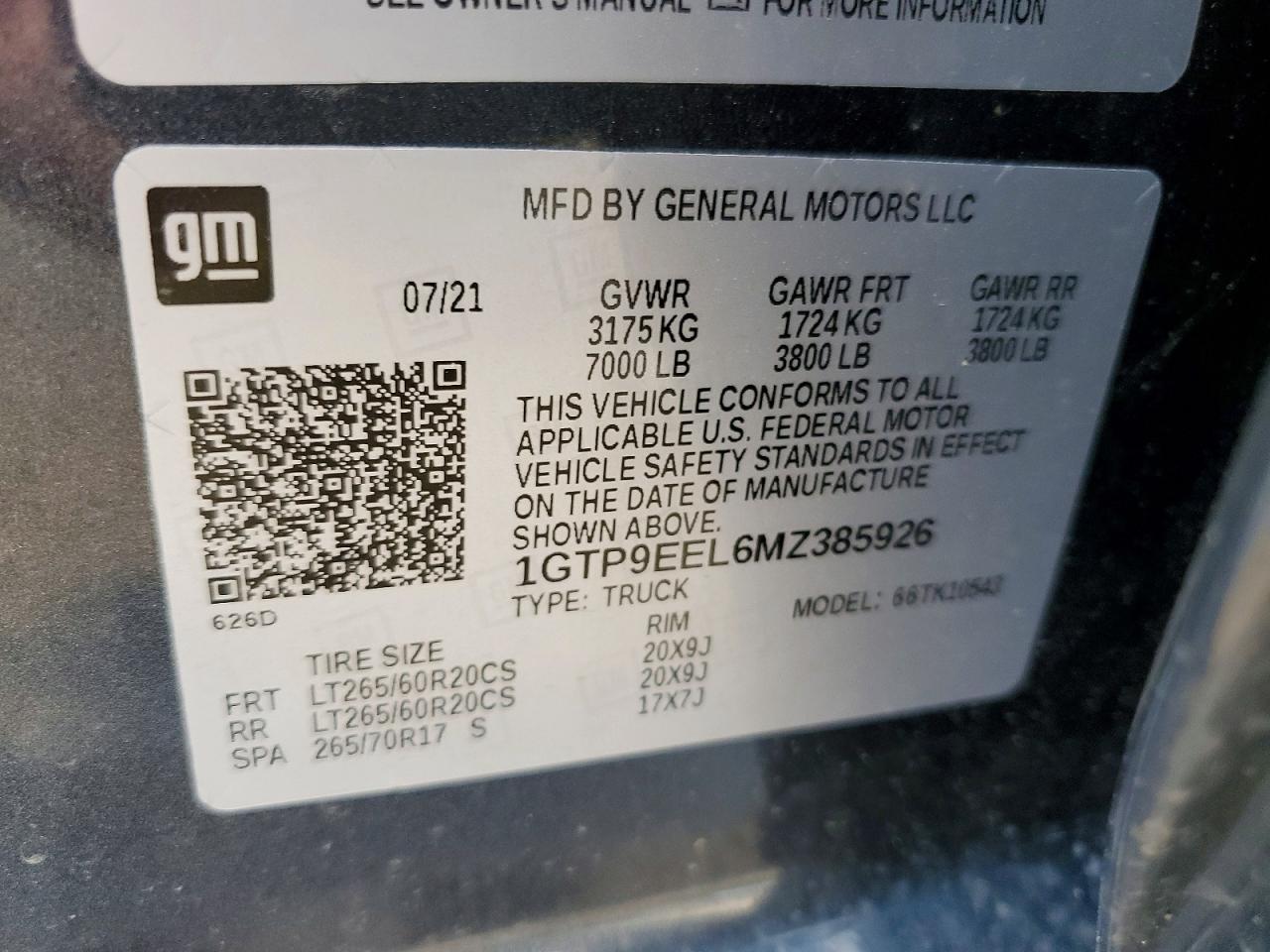2021 GMC SIERRA K1500 AT4 photo 23