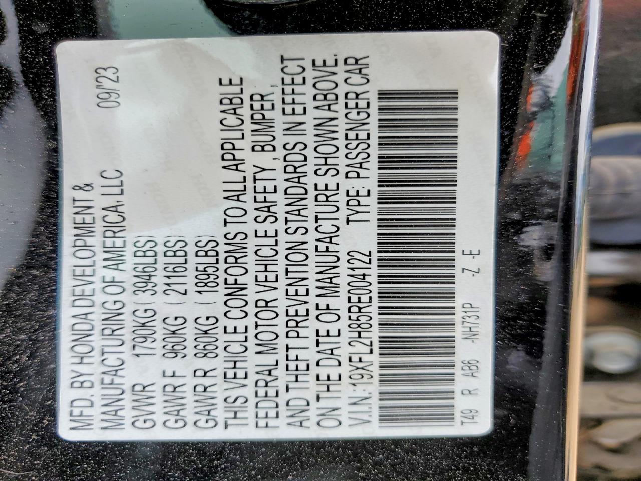 2024 HONDA CIVIC SPORT photo 12