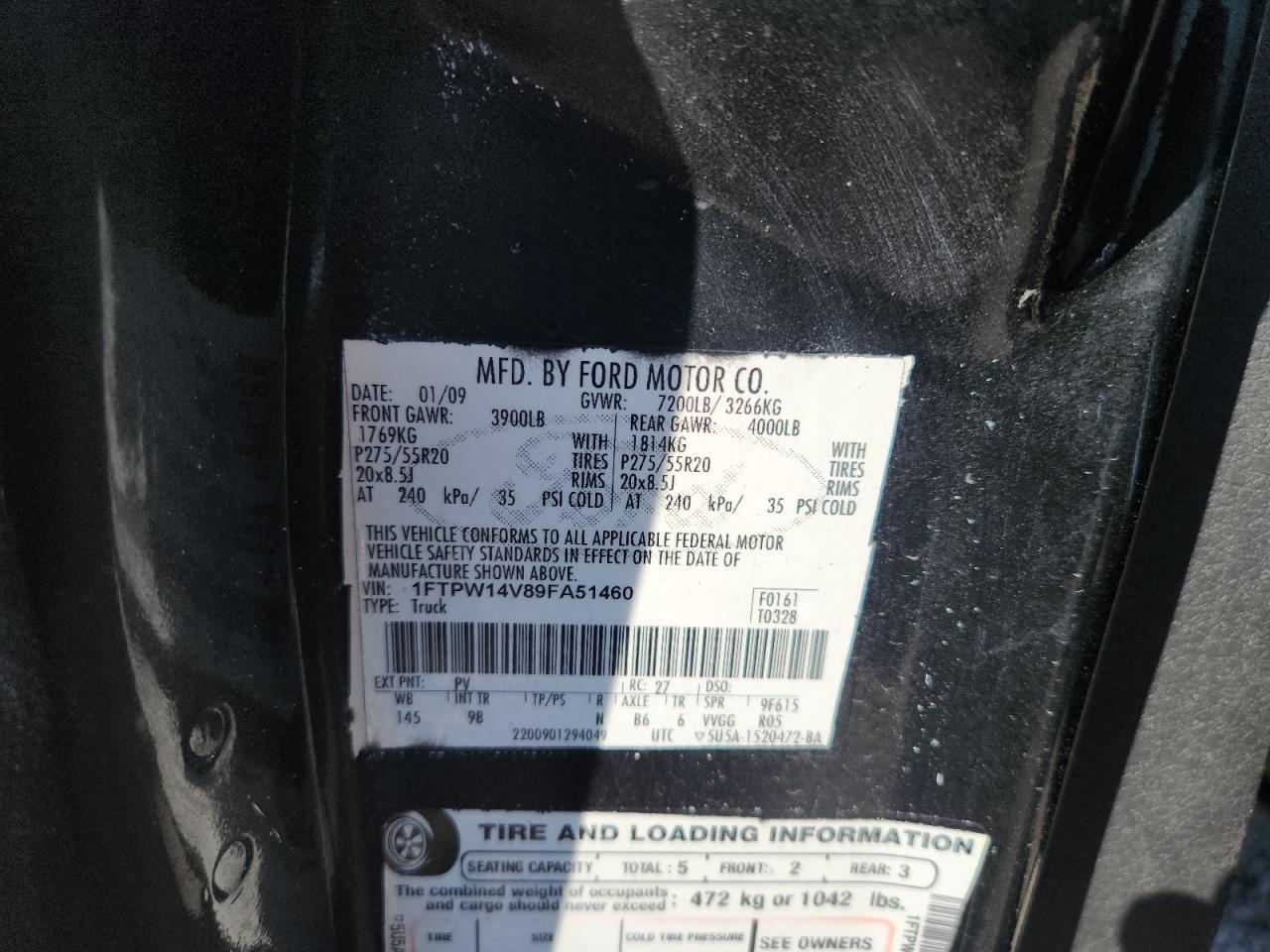 2009 FORD F150 SUPERCREW photo 34