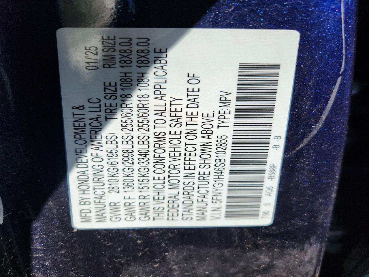 2025 HONDA PILOT EXL photo 27