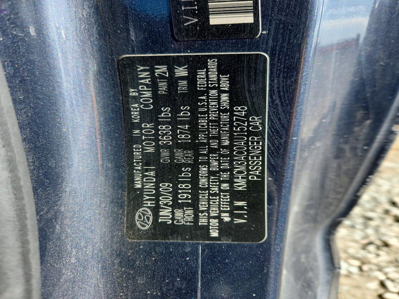2010 HYUNDAI ACCENT GS photo 34