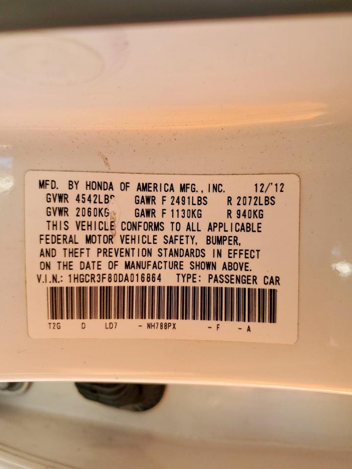 2013 HONDA ACCORD EXL photo 34